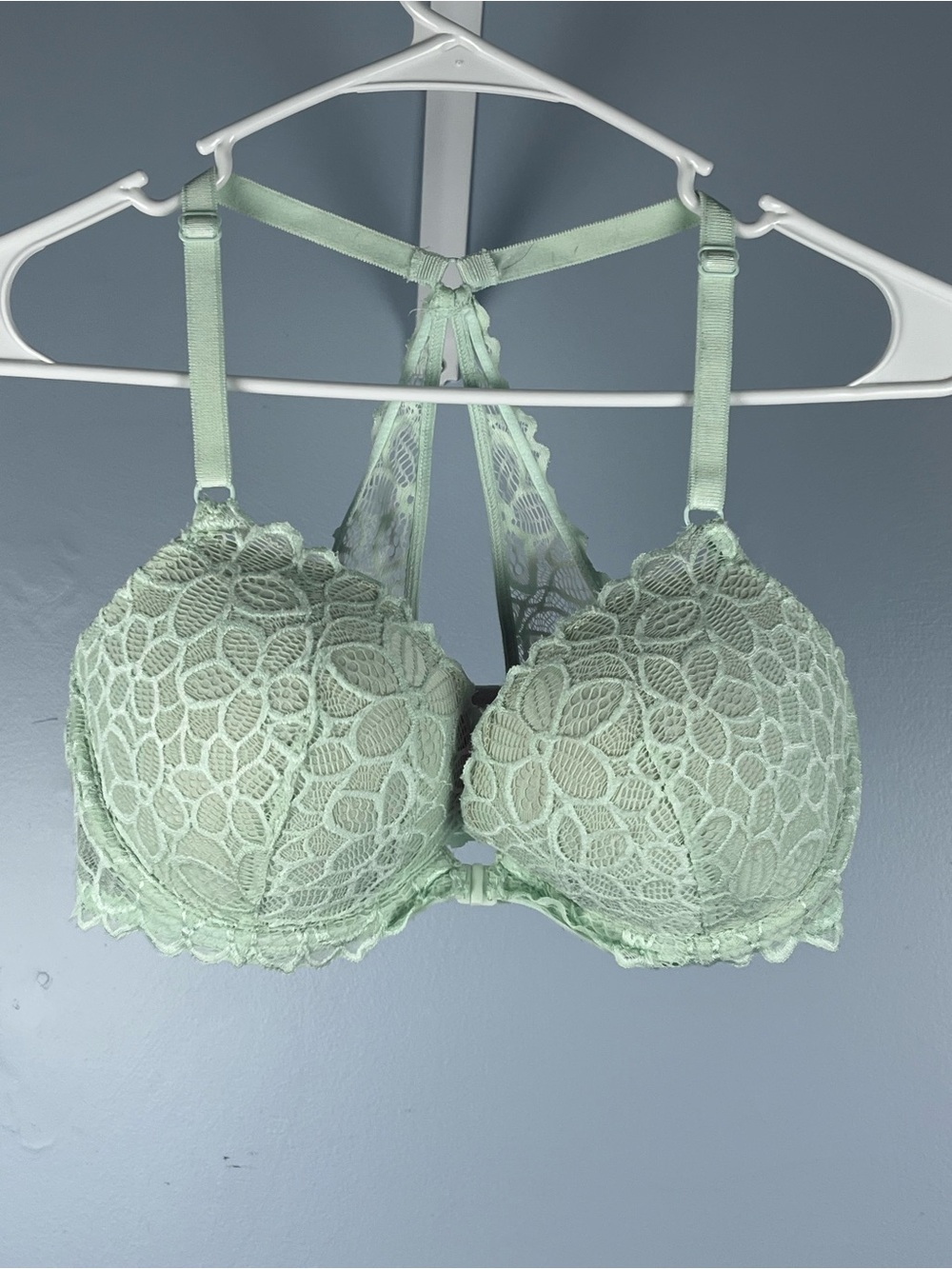 Victorias secret Pink date racerback bra mint